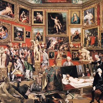 'Tribuna of the Uffizi' by Johann Zoffany