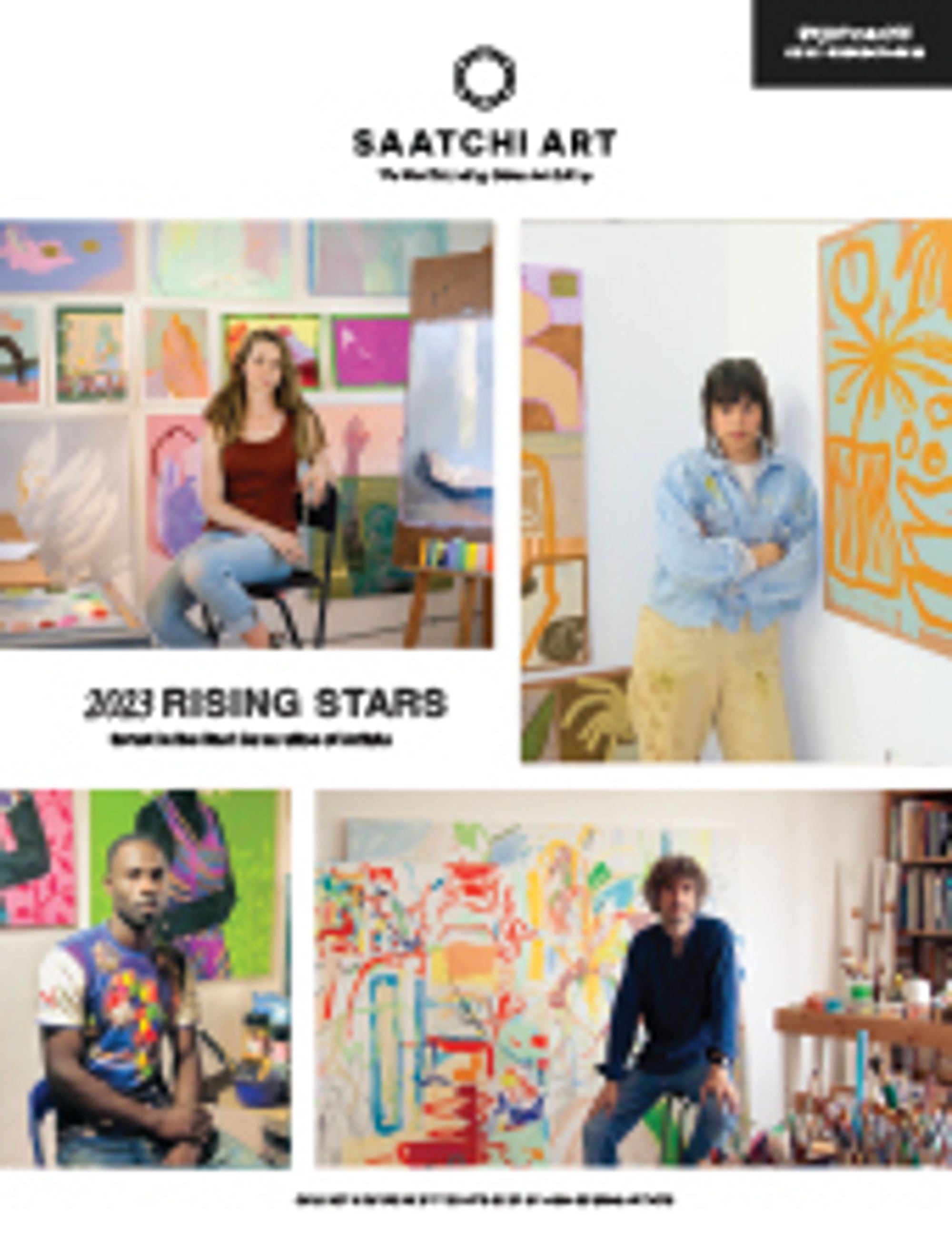 Saatchi Art 2023 Rising Stars Catalog