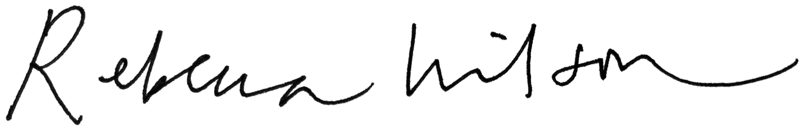 Rebecca Wilson's Signature